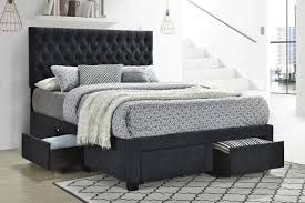 OSHI MERCURY DRAWER BED 180X200CM DARK GREY