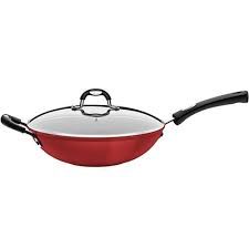 TRAMONTINA WOK POT W/ LID 28 CM MONACO # 20867/728
