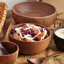 Kesper Milamine Fruit and Salad Bowl Dark Wood 15X7cm # 32617
