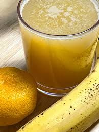 Banana+Orange (with Fresh Coconut Milk)