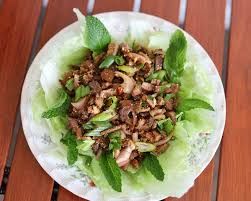 THAI LAAP SALAD-(PORK, BEEF OR CHICKEN)(DILI CLUB)