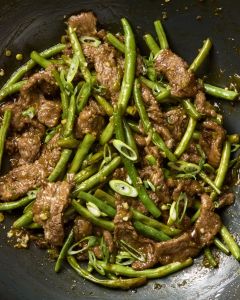 Stir Fried String Bean Garlic/Beef/Prawn 