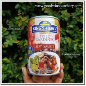 King’s Fisher Sardines Fried Soy Sauce 425g