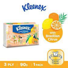 kleenex facial tissue brazilan citrus 90g