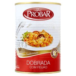 probar dobrada com feijao