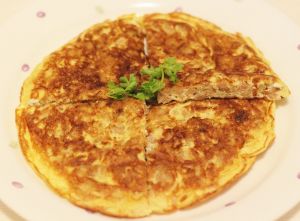 Minced Meat Omelet