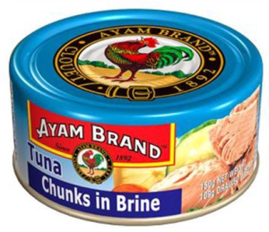 Ayam brand Tuna Chunks in Brine 150g