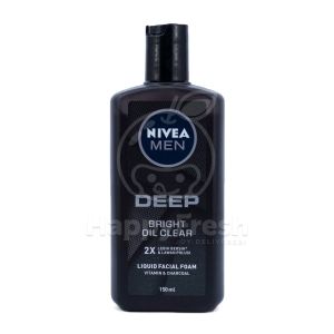 nivea man facial foam max bright 150ml