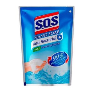 SOS hand wash 185ml antibacterial rf