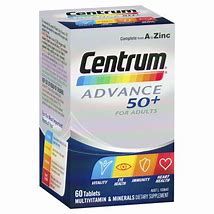 Centrum Multivitamin & Minerals Advance 50+ For Adults 60 Tablets