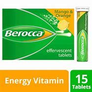 Berocca Energy Vitamin Mango & Orange Flavour 15 Tablets