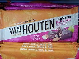 Vanhouten Dark 43% fruit & Nuts 140g