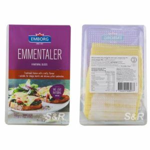 EMBORG EMMENTALER 8 NATURAL SLICES 150G