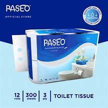 paseo batthroom roll 3 ply (12*300s)