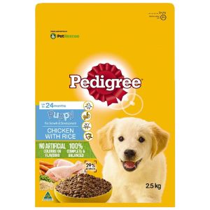 Pedigree  puppy chicken with rice 2.5kg
