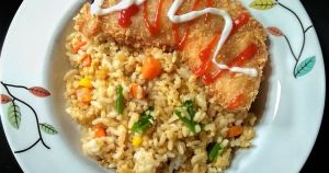 18. Nasi Goreng Ayam Katsu
