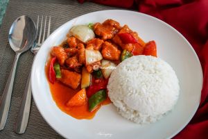 Sweet and Sour Pork Rice (JOYFUL)
