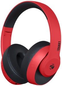 ZEB DUKE BT HEADPHONE W/ MIC # DUKE 1 RED