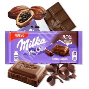 Chocolate milka extra creme cacau 100g