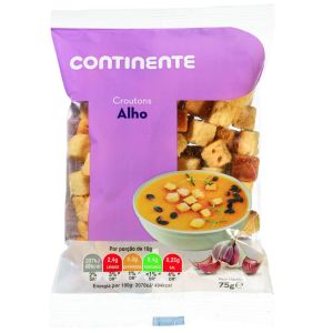 croutons alho continente 75g