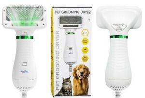 Dog Hair Dryer Pet Dryer Pet Cat Grooming Hair Dryer with Slicker Brush 2-in-1 Pet Dog Cat Grooming Hair Dryer 