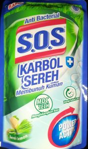 SOS karbol refill 800 ml lemon pine