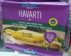 EMBORG HAVARTI CHEESE 200G