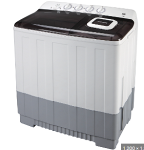 BEKO 13KG TWIN TUB WASHING MACHINE WHITE WTT130W
