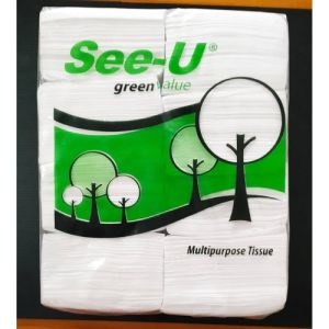 See-U Green Value Multipurpose Tissue 8s