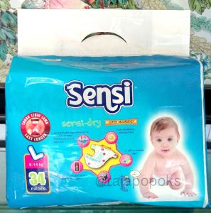 Sensi Baby Diapers Dry L34