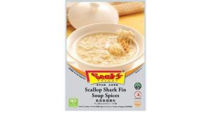 Seahs scallop shark fin soup spices