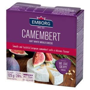 Embrog  Camembert soft white mould cheese 125g