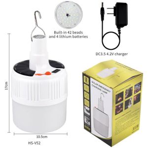 mobile emergency charging lamp