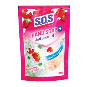 sos hand wash Rfi antibacterial  stawberry 300ml