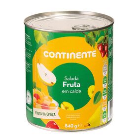 Salada fruta calda continente 840g