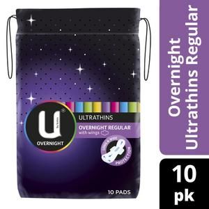U extra overnight long with wind  10 pads 