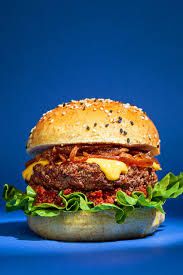 BEEF BURGER  ( beef patty , grilled onions, lettuce, tomato , beetroot & ketchup )