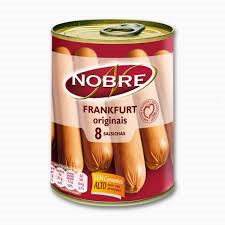 Salsichas Frankfruit nobre lata 8 pieces 