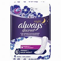 Always Discreet Pad Night Maxi 6s