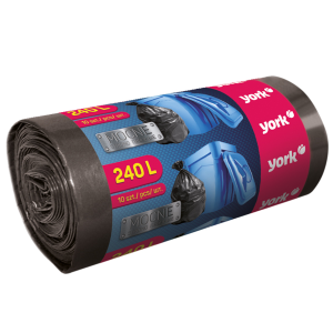 YORK GARBAGE BAGS 240L/ 10PCS 