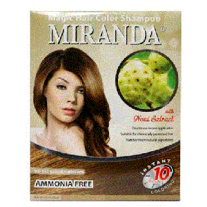 MIRANDA Magic Hair Color Shampoo Brown
