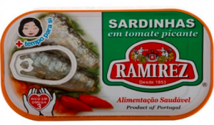 Sardines in spicy hot tomato 125gr Rmirez