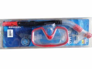 Snorkel  & mask  red 