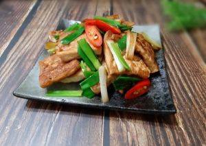 beancurd with fried onion