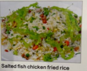 salted fish chicken fried rice 咸鱼鸡粒炒饭