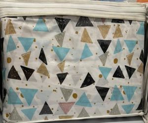 trendly fitted bed sheet blue flowers