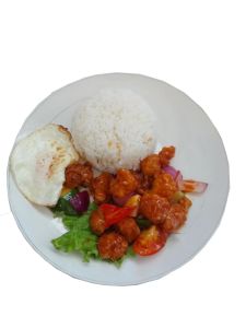 R1 咕噜肉饭 swet & sour pork with rice