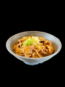 豚肉丼 PORK BOWL.
