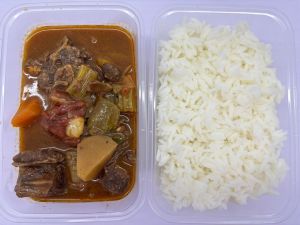Beef in red wine sauce