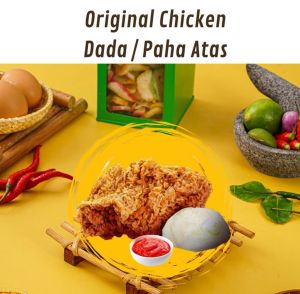 Original chicken dada/paha atas